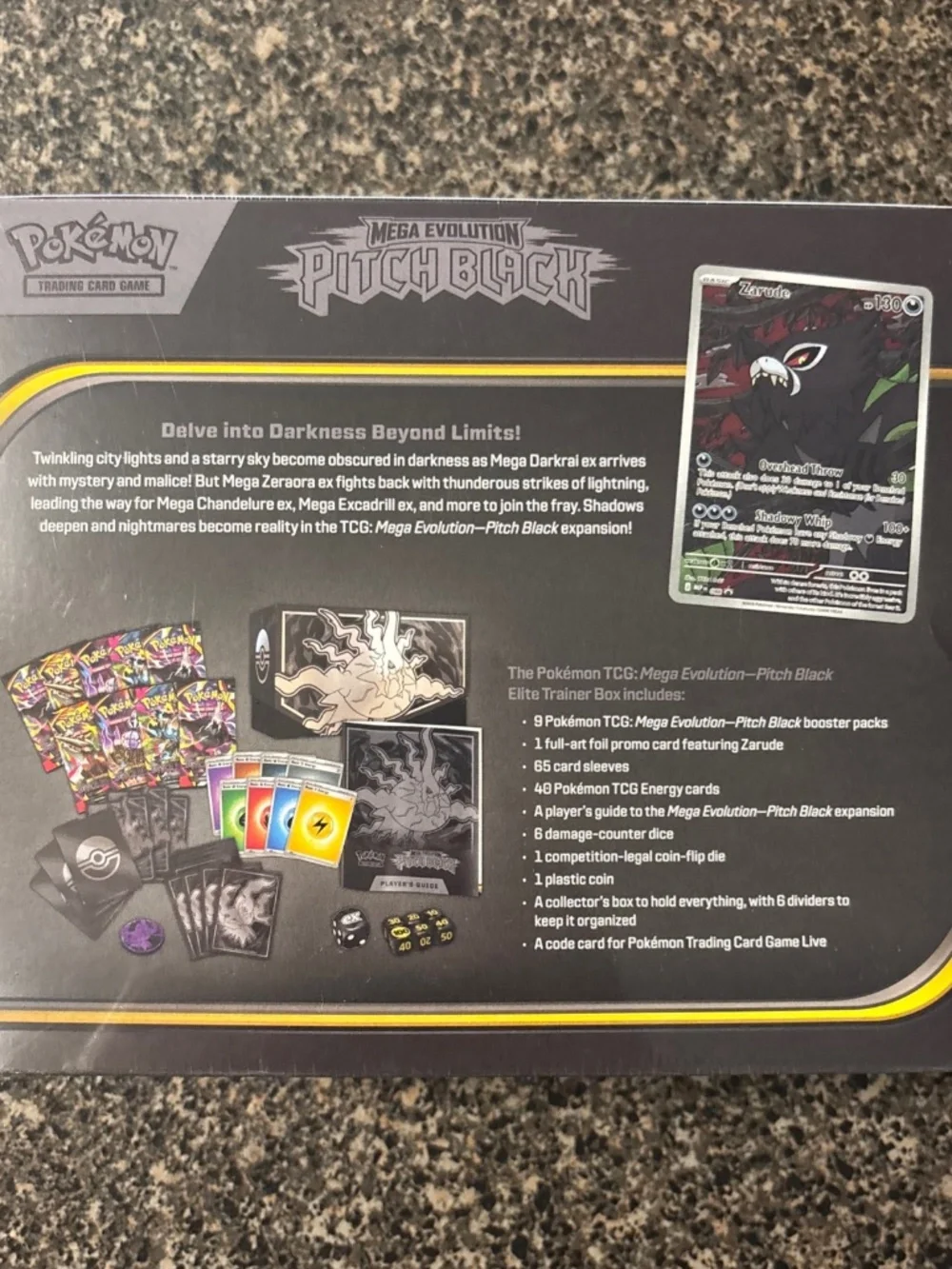 Pokémon TCG Mega Evolution Pitch Black Elite Trainer Box ETB Sealed Brand New